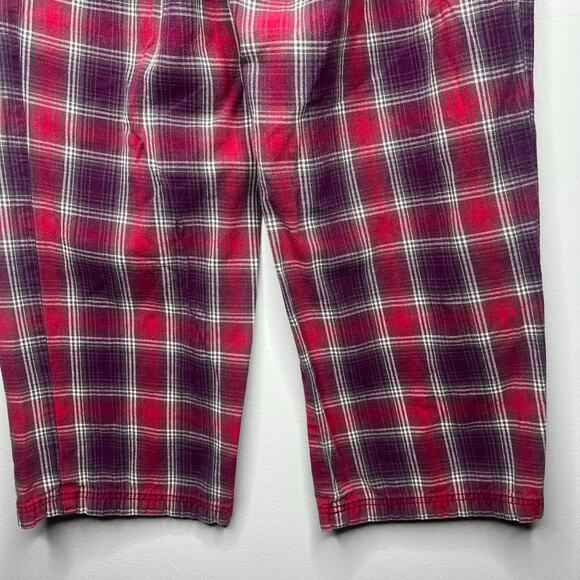 Duluth Trading Co. Men's Plaid Cargo Lounge Pajama Pants Drawstring Sz L x 31 - Picture 5 of 11